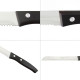 Cuchillo Aspen Panero Hoja Acero Inoxidable 19 cm. Negro