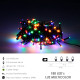 Guirnalda Luces Navidad 500 Leds Multicolor. Luz navidad interiores y exteriores IP44