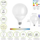 Bombilla Led Esfera Globo E27. 13,5 Watt. Equivale A 100 Watt. 1521 Lumenes. Luz Neutra 4000º K.