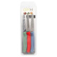 Cuchillo Nuuk Mondador Hoja Acero Inoxidable 9 cm. Colores Surtidos (Blister 3 Piezas)