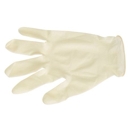 Guantes Desechables Latex Talla 9 XL  Caja 100 Unidades