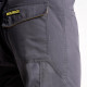 Pantalones Largos DeTrabajo, Multibolsillos, Resistentes, Rodilla Reforzada, Gris/Amarillo Talla 46/48 L