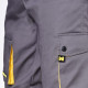 Pantalones Cortos DeTrabajo, Multibolsillos, Resistentes, Gris/Amarillo Talla 50/52 XL