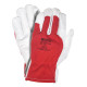 Guantes Piel / Lona Con Colgador 8" (Par)