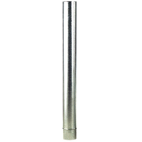 Wolfpack Tubo Estufa Acero Galvanizado Ø 110 mm, Ideal Estufas de Leña, Chimenea, Alta resistencia, Conducto Humos