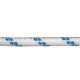 Cuerda Poliester Trenzada Blanca / Azul 4 mm. Bobina 200 m.