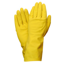 Guantes Latex 100% Basic Domesticos  M (Par)