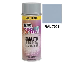 Spray Pintura Gris Plata 400 ml.