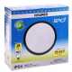 Plafón Led IP54 Redondo Ø260x110 mm. 9 Watios 540 Lúmenes