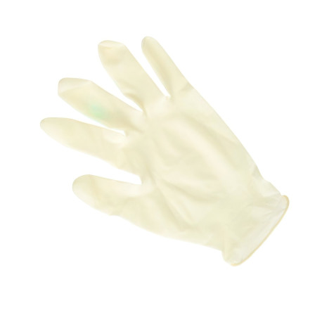 Guantes Desechables Latex Sintetico Talla 8 Caja 100 Unidades